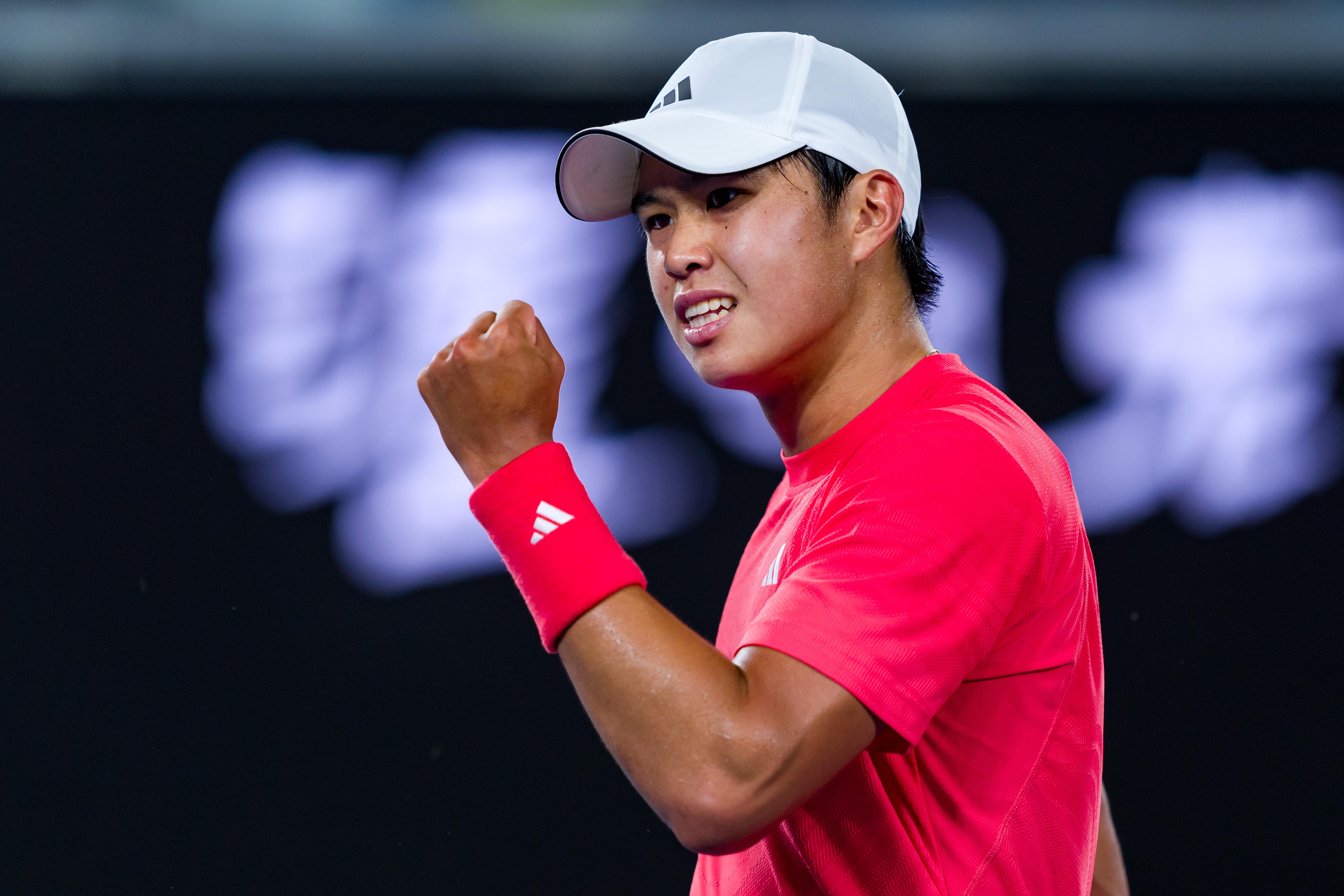 Learner Tien - Professional tennis player in action